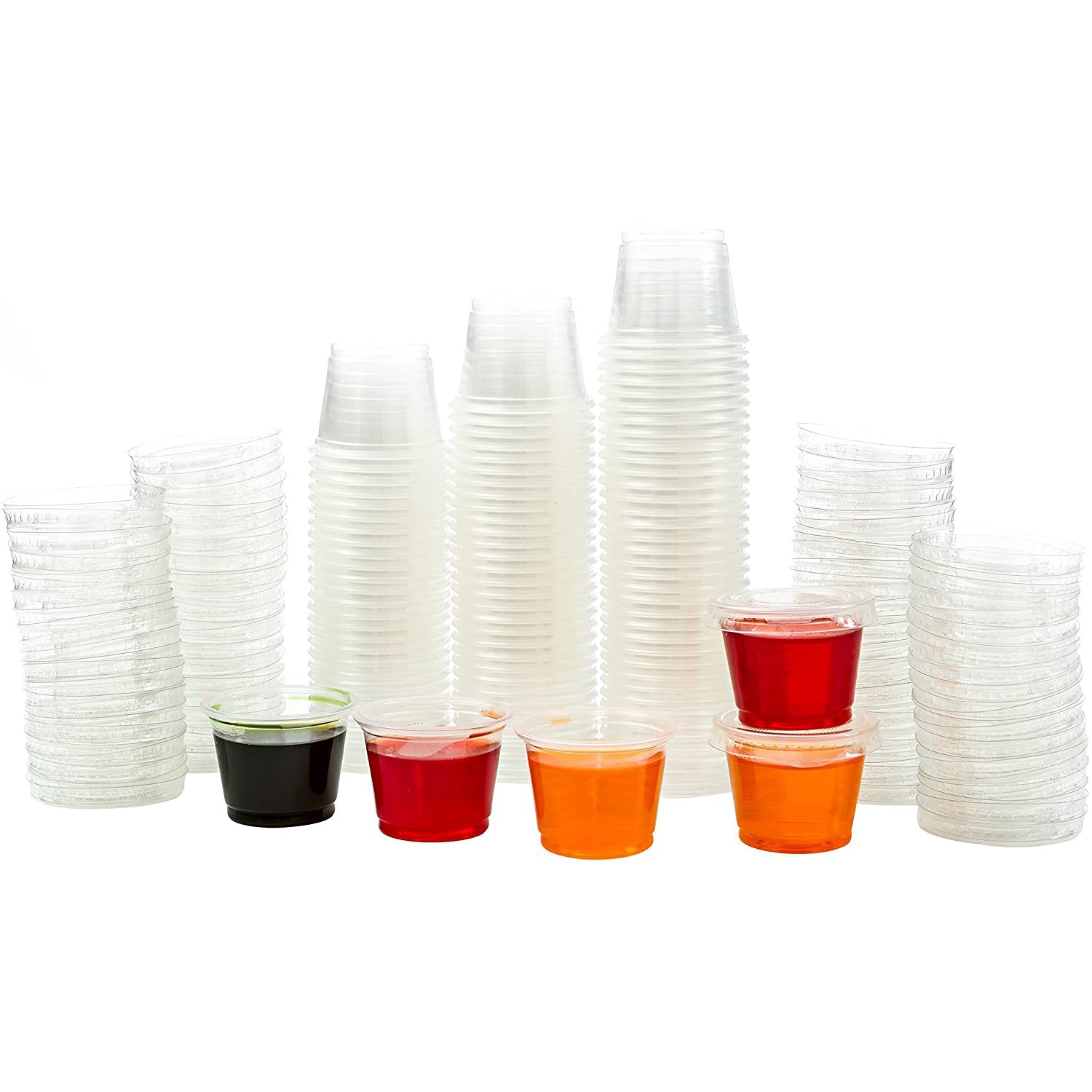 2oz Portion Cups with Lids (2,000 ct)
