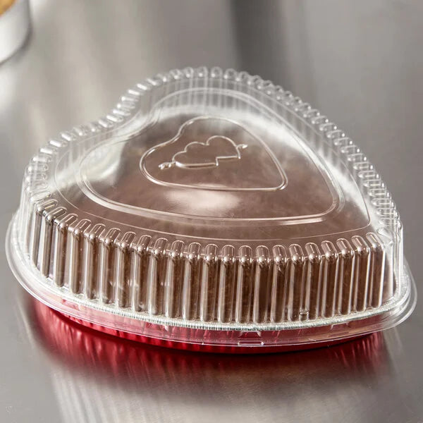 Heart Shaped Foil Bake Pan - 100/Case