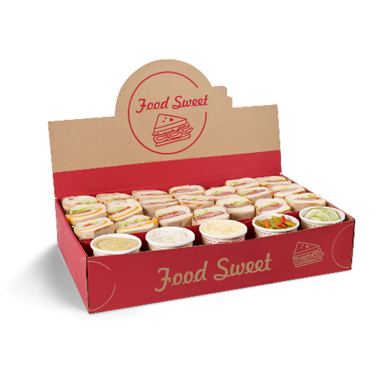 Custom Printed Kraft Takeout Boxes Catering Box Restaurant for Catering – Hot Food & Catering Packaging