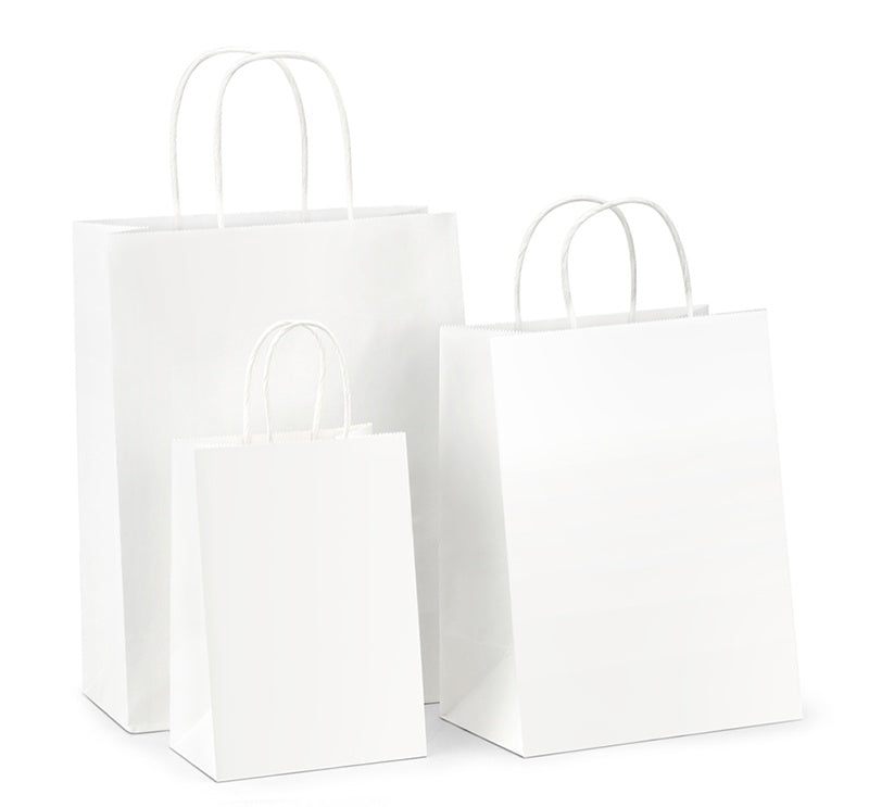 Large Brown Paper Bags with Handles (250 ct) (size vary)