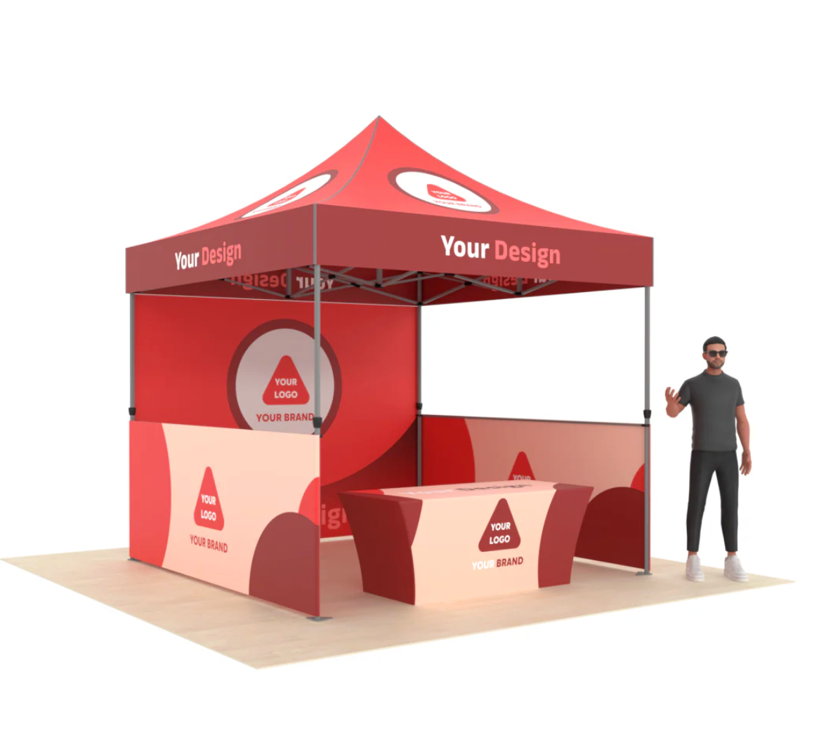 10' x 10' Custom Printed Canopy Tent with Optional Accessories
