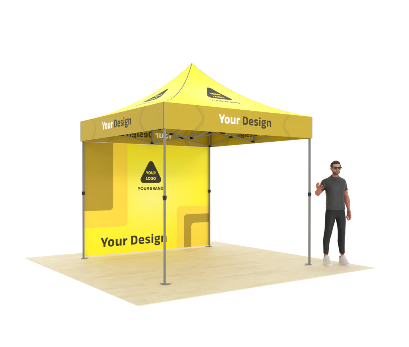 10' x 10' Custom Printed Canopy Tent with Optional Accessories