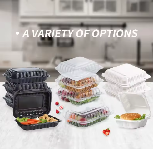 9x9 Clamshell To-Go Container (250 ct)