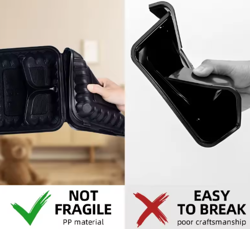 9x9 Clamshell To-Go Container (250 ct)